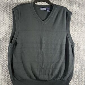 Saddlebred Vintage 90’s Men’s Black Sweater Vest Large